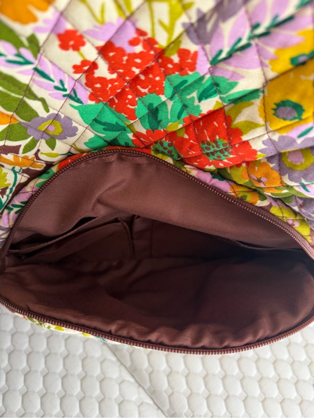 Vera Bradley Floral Quilted Backpack in Multicolor Bloom - Picture 2 of 8